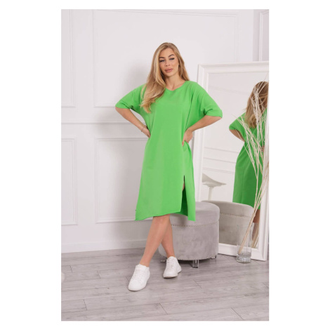 Oversize dress light green