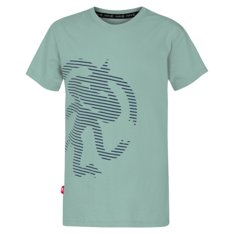 Rafiki Kailas Jr Detské lezecké tričko z organickej bavlny 10029697RFX eggshell blue