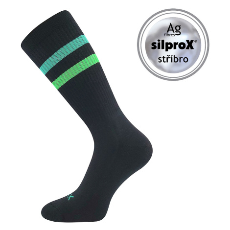 VOXX Retran ponožky čierne/zelené 1 pár 118882