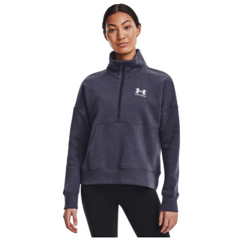 Dámska tréningová mikina s 1 2 zipsom UNDER ARMOUR Rival Fleece HZ-GRY-1373030-558