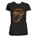 The Rolling Stones Tričko Flaming Tongue Black
