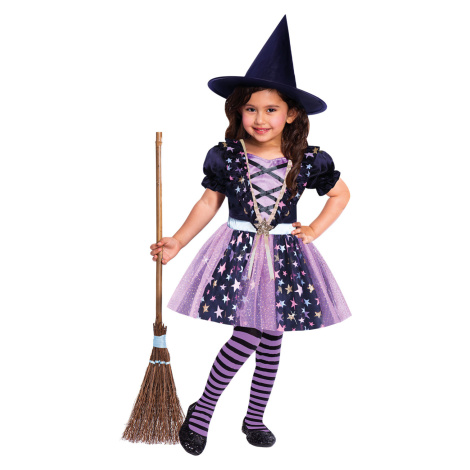 Amscan Dievčenský karnevalový kostým -Hviezdna čarodejnica