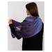 Blue-purple women's scarf