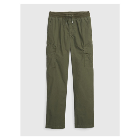 Zelené chlapčenské nohavice kapasáče GAP