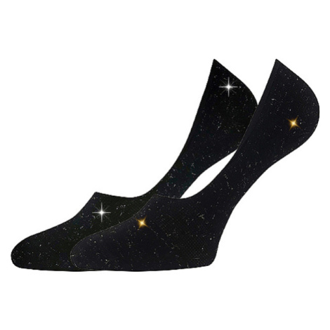 Lonka Virgit Dámske extra nízke trblietavé ponožky - 2 páry BM000004225100100207 čierna