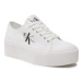 Calvin Klein Jeans Tenisky Cupsole Low Txt YW0YW01033 Biela