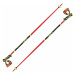 Leki WCR SL 3D Bright Red/Black/Neonyellow 140 cm Lyžiarske palice