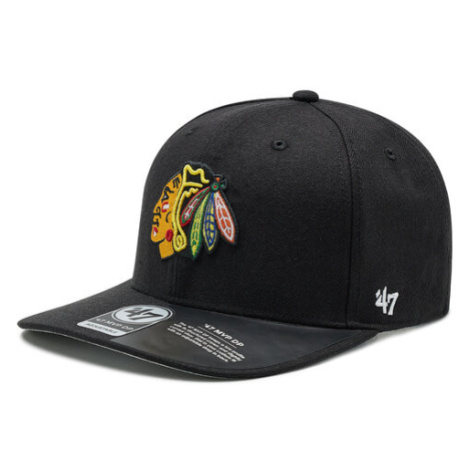 47 Brand Šiltovka Nhl Chicago Blackhawks H-CLZOE04WBP-BKB Čierna