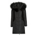 Only  ONLNEWLINETTE FUR HOOD COAT OTW  Parky Čierna