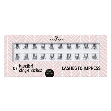 Essence  False Eyelashes Lashes To Impress - 07 Bundle Single La  Doplnky k starostlivosti o oči