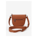 Hnedá dámska crossbody kabelka Carine Brown