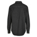 Build Your Brand Pánska riflová košeľa BY152 Black Washed