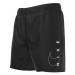 Chlapčenské plavky NIKE SWIM Split Logo Lap 4 inch -001-Black