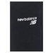 Nohavice New Balance WP03805BK dámske, čierna farba, jednofarebné