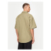 Converse Košeľa M Wordmark Utility Shirt 10026433-A02 Kaki Regular Fit