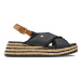 Wrangler Espadrilky Kim Tex Cross WL21635A Čierna