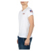 Nasa  BASIC FLAG V NECK  Tričká a polokošele Biela