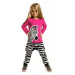 Dievčenský set Denokids CFF-20S1-407/Pink, Black, White