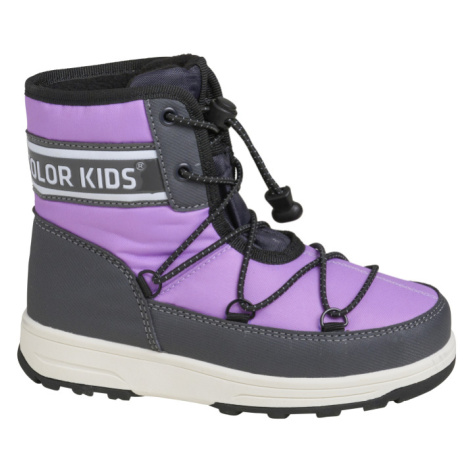 COLOR KIDS-Boots W. String violet tulle Fialová