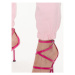 ROTATE Teplákové nohavice Crystal 700157043 Ružová Relaxed Fit
