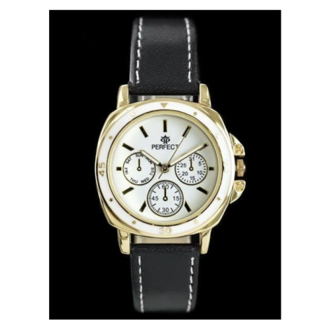 Dámske hodinky PERFECT E602 - black/white (zp744c)