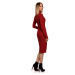 Made Of Emotion Dress M542 Brick Red