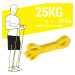 Posilňovacia guma - tréningový pás 25 kg žltá