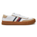 Tommy Hilfiger Sneakersy Th Cupset 1A2 Lth Mix FM0FM05118 Biela