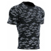 Compressport Training SS Tshirt M Camo Premium Black Camo Bežecké tričko s krátkym rukávom