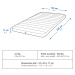 Nafukovací kempingový matrac Air Comfort 120 cm pre 2 osoby