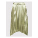 NA-KD Plisovaná sukňa Pleated Asymmetric 1018-007371-1130-581 Zelená Regular Fit