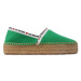 LOVE MOSCHINO Espadrilky JA10323G1GJH0850 Zelená