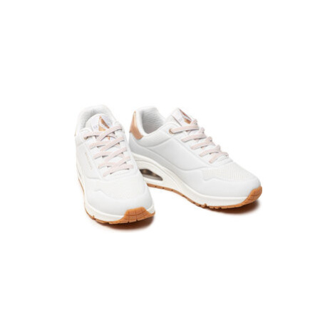 Skechers Sneakersy Shimmer Away 155196/WHT Biela