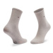 Tommy Hilfiger Súprava 2 párov vysokých dámskych ponožiek 371221 Béžová