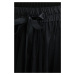 Sukňa Answear Lab čierna farba, midi, áčkový strih