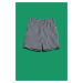 WOMEN'S SHORTS L-SH-4014 BÍLO_ČERNÁ