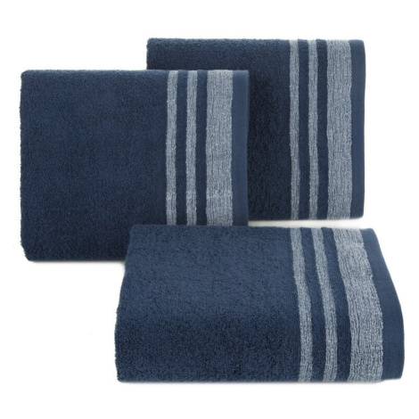 Eurofirany Unisex's Towel 453637 Navy Blue