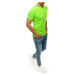 Pánske tričko limetkovo-zelenej farby RX4191