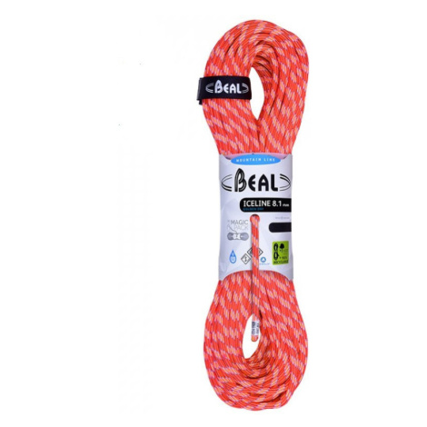 Lezecké lano Beal Ice Line 8,1 mm Farba: oranžová