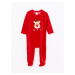 LC Waikiki Crew Neck Long Sleeve Embroidery Detail Baby Boy Jumpsuit