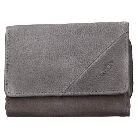 Dámska kožená peňaženka Lagen Norra - šedá