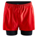 Men's Craft ADV Essence 2-in-1 Shorts - Red