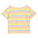 Detské bavlnené tričko Mini Rodini žltá farba, vzorovaný