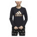 adidas U-B LONG SLEEVE T-SHIRT Dámske tričko, čierna, veľkosť