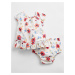 GAP Baby body floral ruffle set Farebná