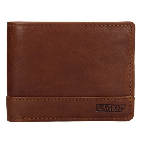 Pánska kožená peňaženka Lagen Pavelos - hnedá