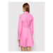 MSGM Každodenné šaty 3241MDA14 227100 Ružová Regular Fit
