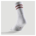 Tenisové ponožky RS 500 vysoké ľanové biele (3 páry)