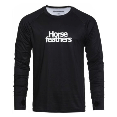 Horsefeathers RILEY TOP Dámske termo tričko, čierna, veľkosť