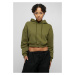 Ladies Cropped Heavy Hoody summerolive